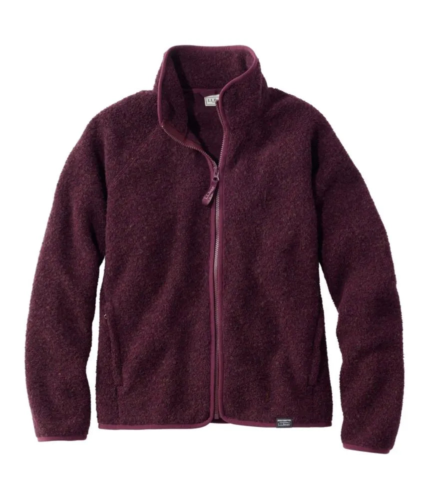Women's All Season Wool Fleece Full-Zip Jacket