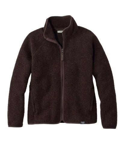 Women's All Season Wool Fleece Full-Zip Jacket