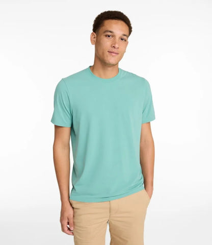 Men's Comfort Stretch Performance® Pima Tee, Short-Sleeve Without Pocket