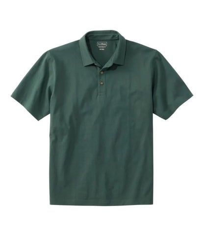 Men's Carefree Unshrinkable Polo, Short-Sleeve, Without Pocket
