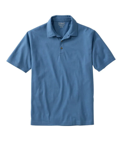 Men's Carefree Unshrinkable Polo, Short-Sleeve, Without Pocket