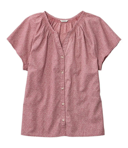 Women's Whisperweight Poplin Shirt, Short-Sleeve