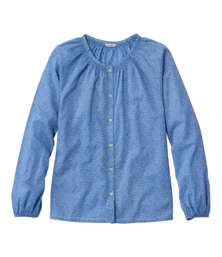 Women's Whisperweight Poplin Shirt, Long-Sleeve