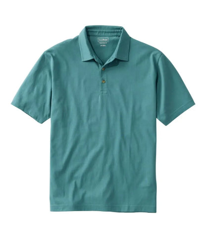 Men's Carefree Unshrinkable Polo, Short-Sleeve, Without Pocket