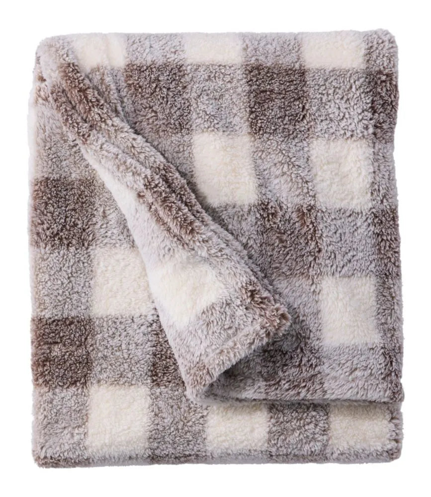 Cozy Plush Throw, Plaid