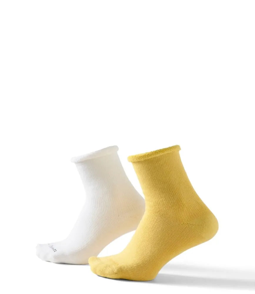 Adults' Cozy Rangeley Micro Crew Socks, 2-Pack