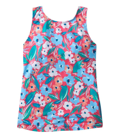 Women's BeanSport Highneck Tankini Top, Print