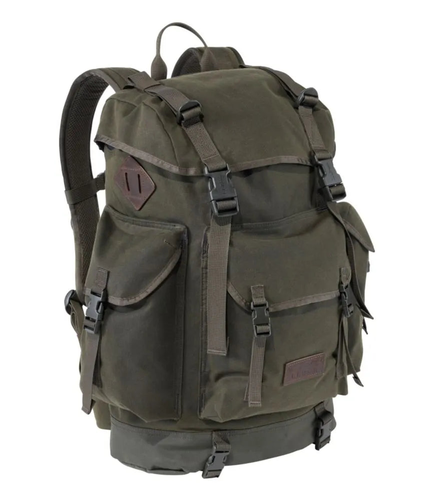 Continental Rucksack, Waxed Canvas
