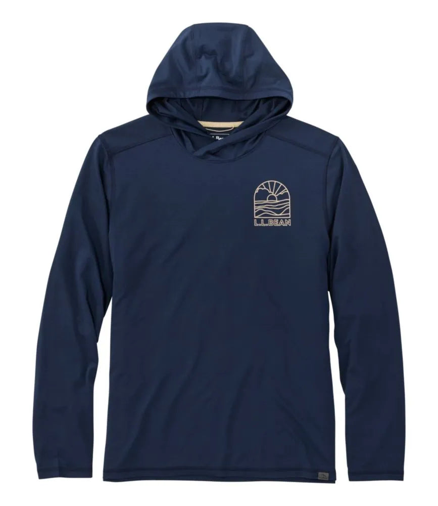 Men's Bold Coast Lifestyle Tee, Long-Sleeve Hooded Graphic