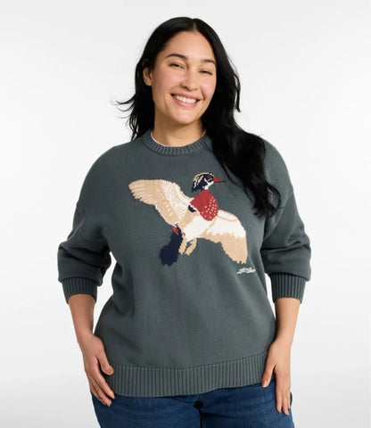 Women's The Original Double L® Sweater, Novelty Crewneck