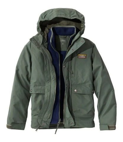 Kids' L.L.Bean Mountain Classic 3-in-1 Fleece Jacket