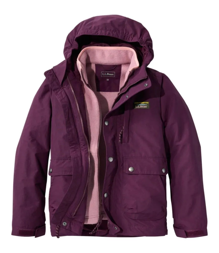 Kids' L.L.Bean Mountain Classic 3-in-1 Fleece Jacket
