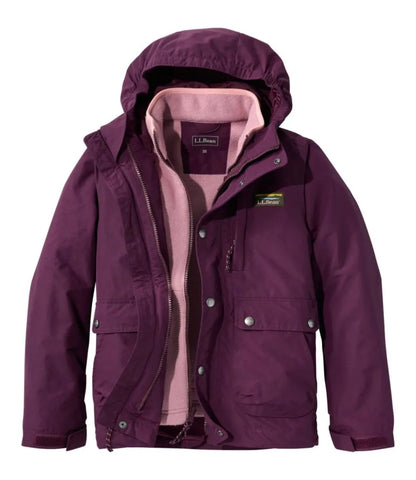 Kids' L.L.Bean Mountain Classic 3-in-1 Fleece Jacket