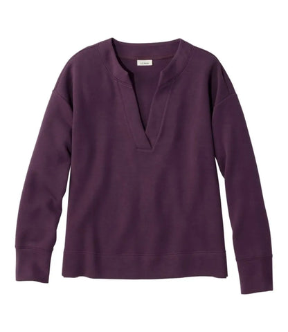 Women's L.L.Bean CloudSoft Splitneck Pullover