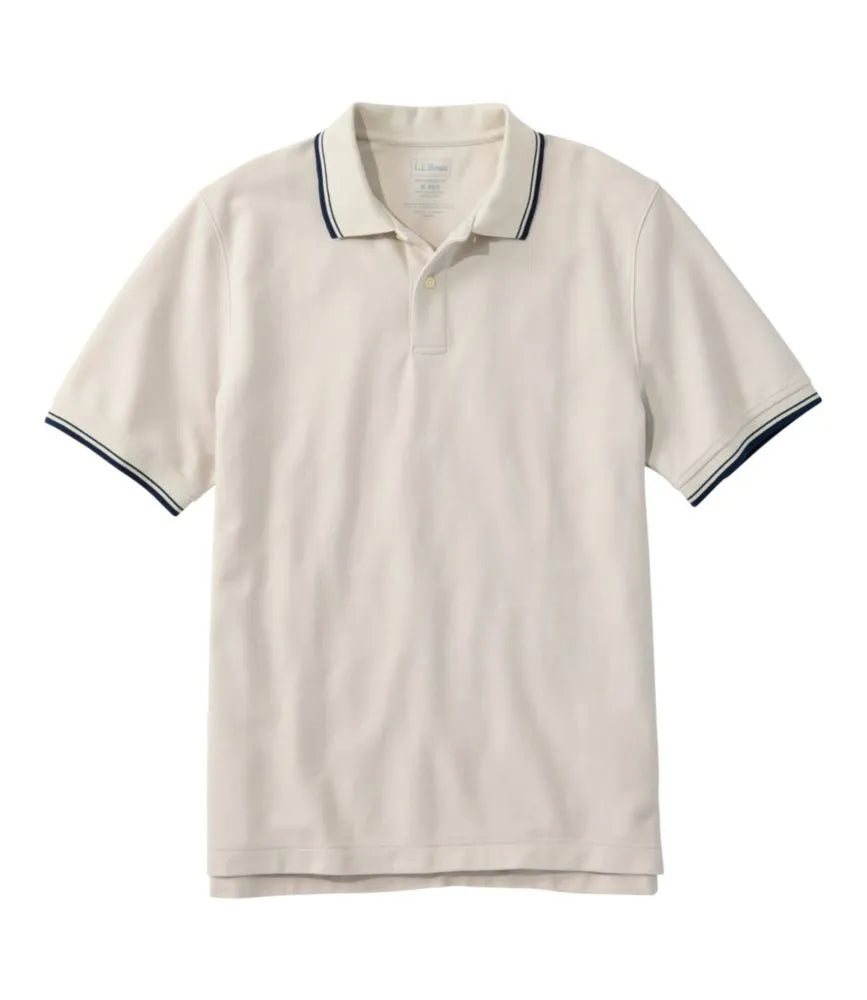Men's Premium Double L® Polo, Banded Short-Sleeve, Tipped
