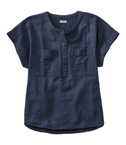 Women's L.L.Bean Day Breeze Shirt, Short-Sleeve Popover