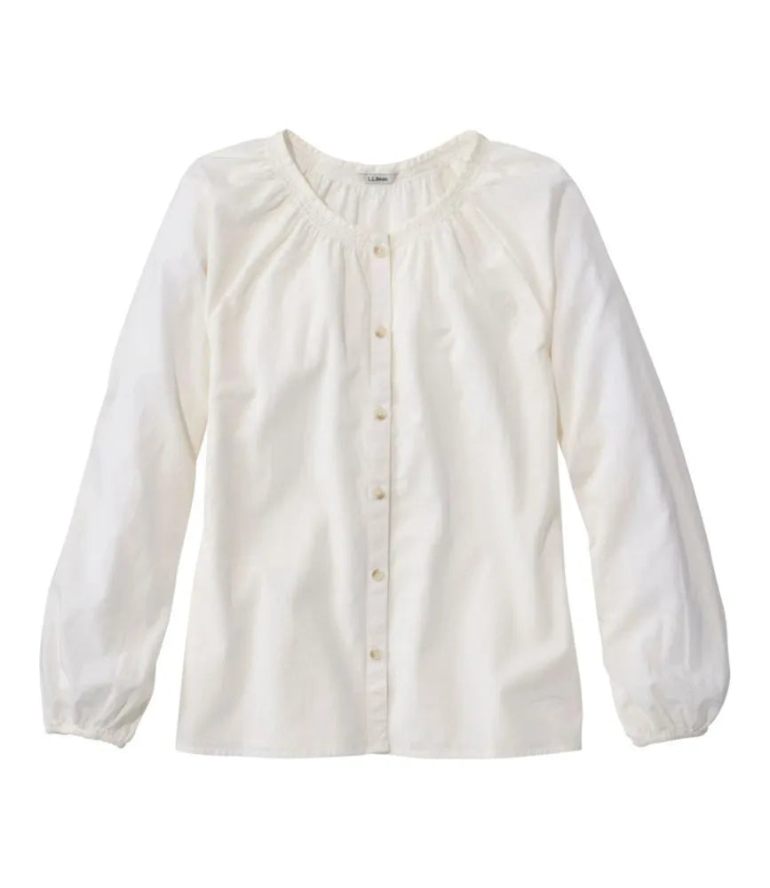 Women's Whisperweight Poplin Shirt, Long-Sleeve