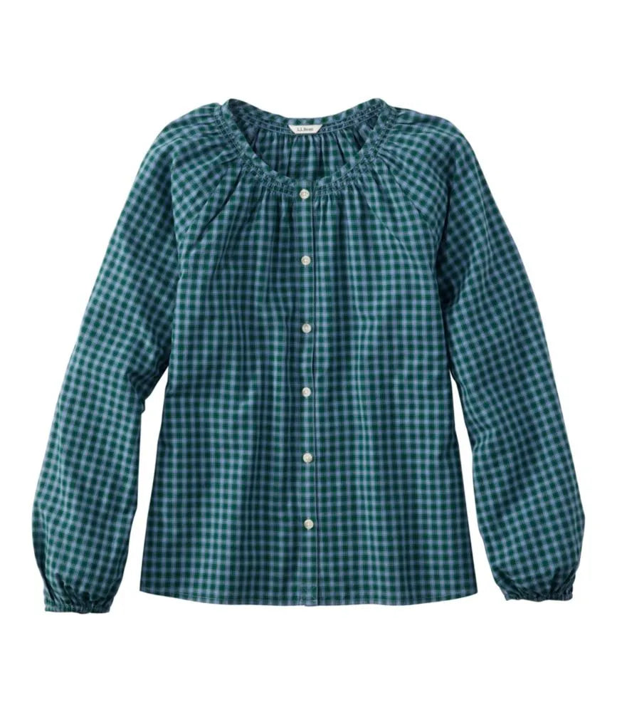 Women's Whisperweight Poplin Shirt, Long-Sleeve