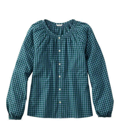 Women's Whisperweight Poplin Shirt, Long-Sleeve