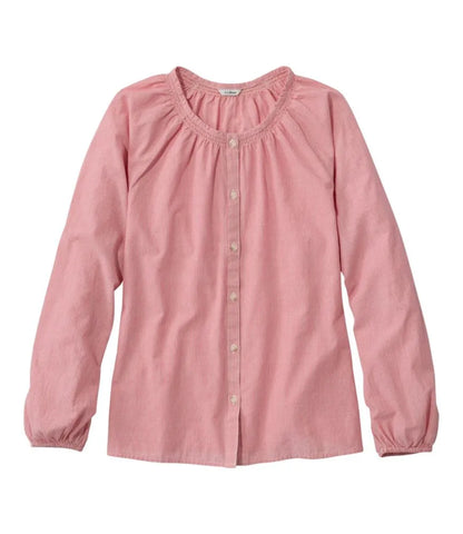 Women's Whisperweight Poplin Shirt, Long-Sleeve