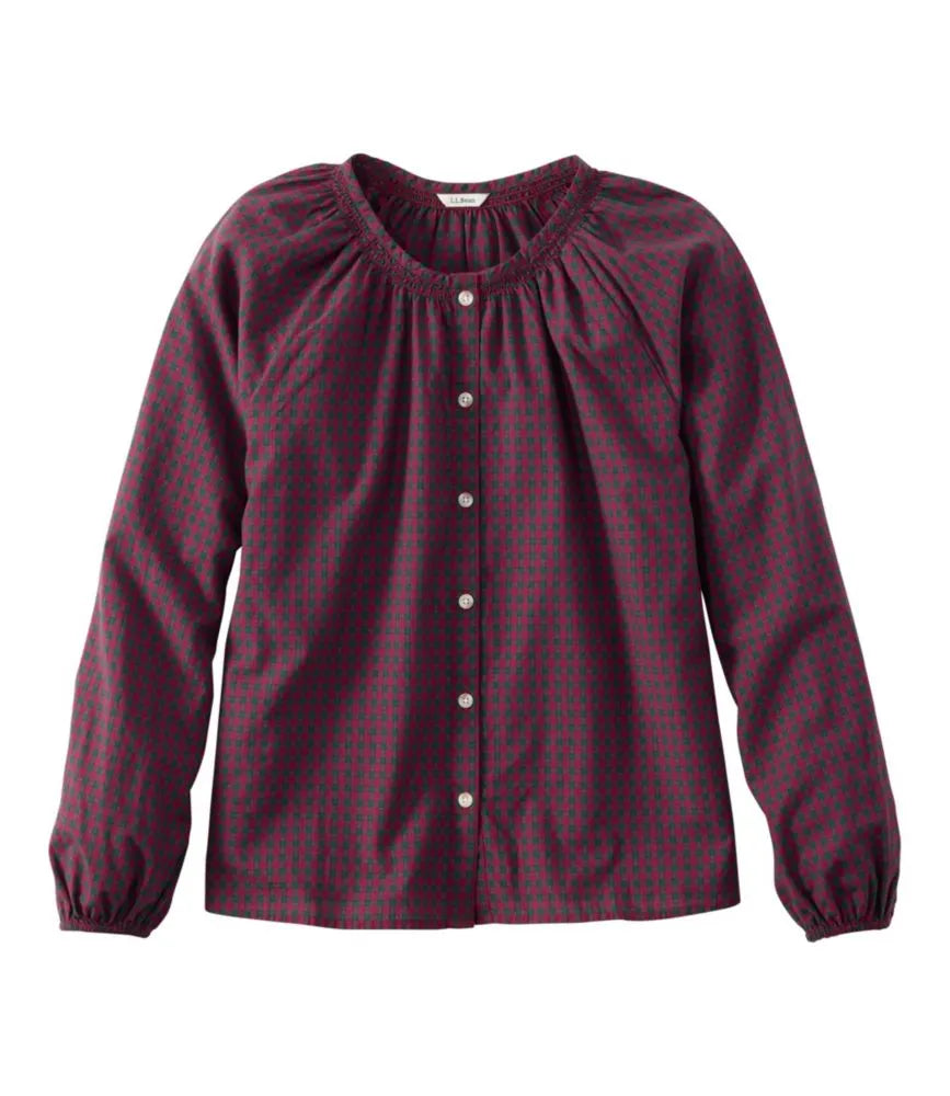 Women's Whisperweight Poplin Shirt, Long-Sleeve