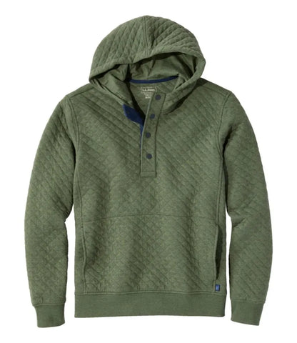 Men's Bean's Quilted Snap Hoodie
