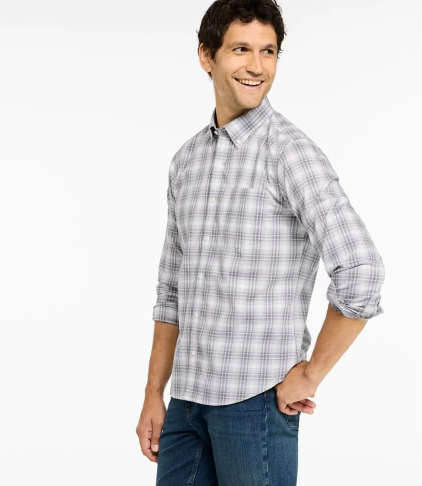 Men's Wrinkle-Free Kennebunk Sport Shirt, Long-Sleeve, Slim Fit, Check