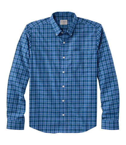 Men's Wrinkle-Free Kennebunk Sport Shirt, Long-Sleeve, Slim Fit, Check