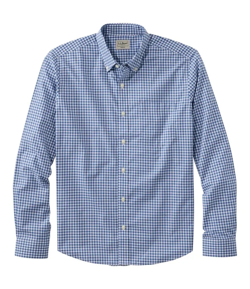 Men's Wrinkle-Free Kennebunk Sport Shirt, Long-Sleeve, Slim Fit, Check