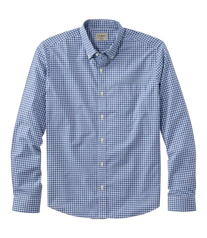 Men's Wrinkle-Free Kennebunk Sport Shirt, Long-Sleeve, Slim Fit, Check