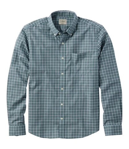 Men's Wrinkle-Free Kennebunk Sport Shirt, Long-Sleeve, Slim Fit, Check