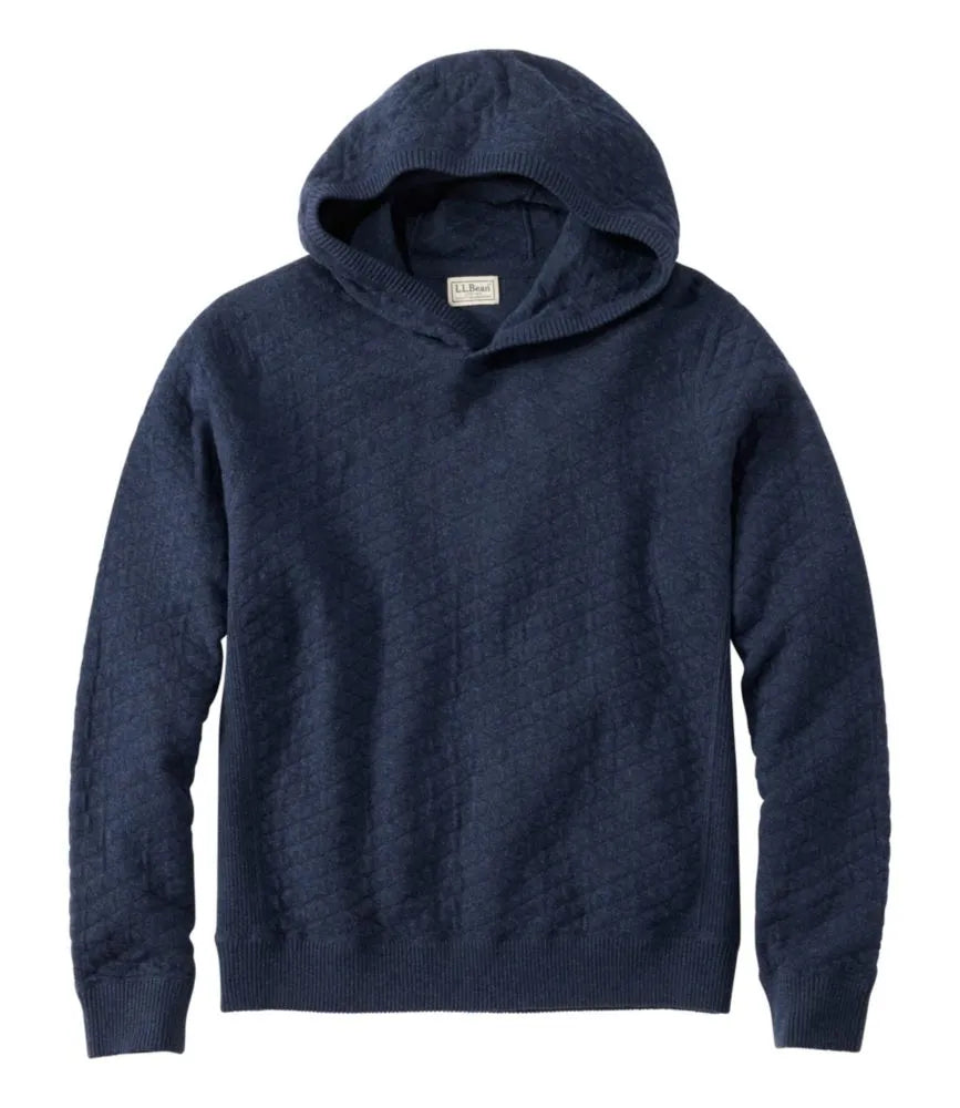Men's Quilted Hoodie Sweater