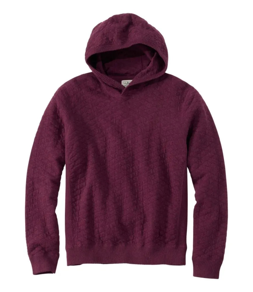Men's Quilted Hoodie Sweater