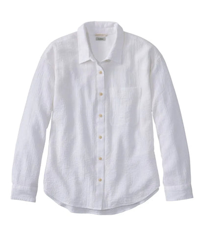Women's Sunwashed Textured Big Shirt