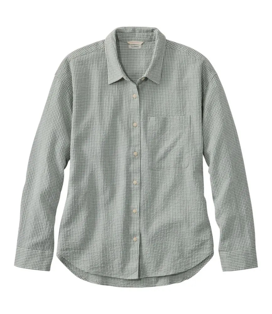 Women's Sunwashed Textured Big Shirt