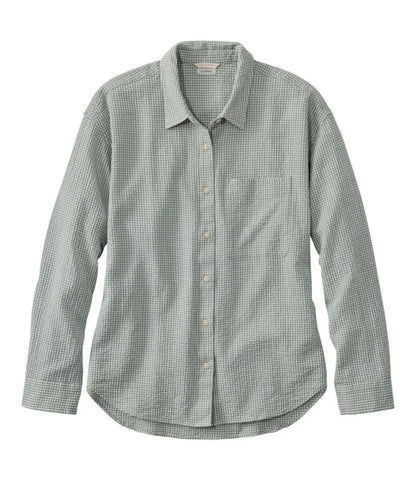 Women's Sunwashed Textured Big Shirt