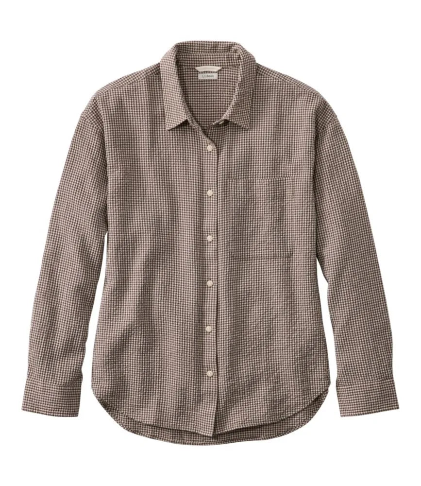 Women's Sunwashed Textured Big Shirt