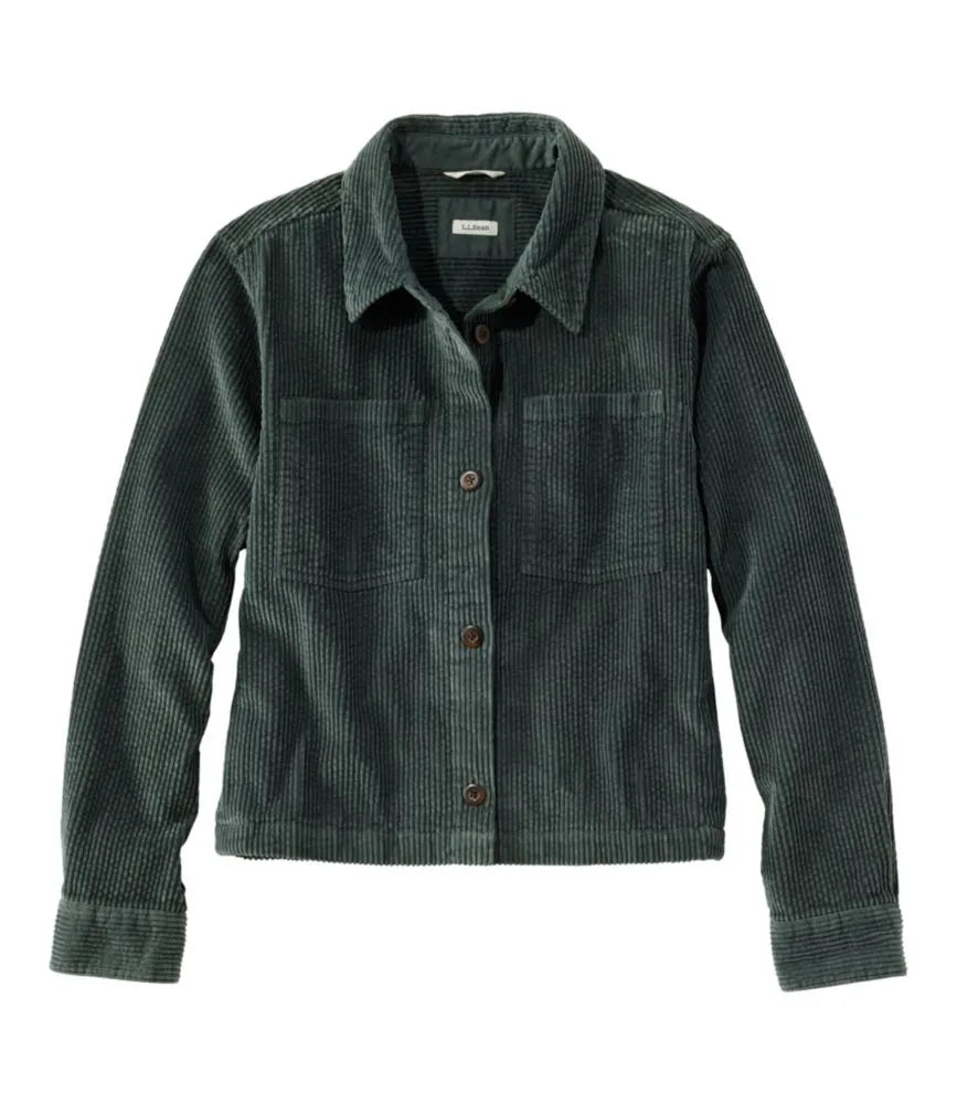 Women's Comfort Corduroy Cropped Shirt