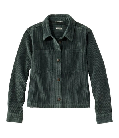 Women's Comfort Corduroy Cropped Shirt