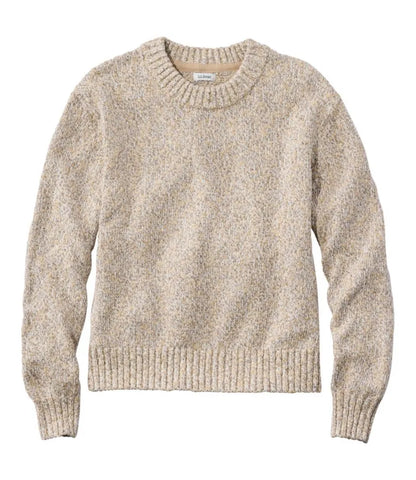 Women's Cotton Ragg Sweater, Relaxed Crewneck