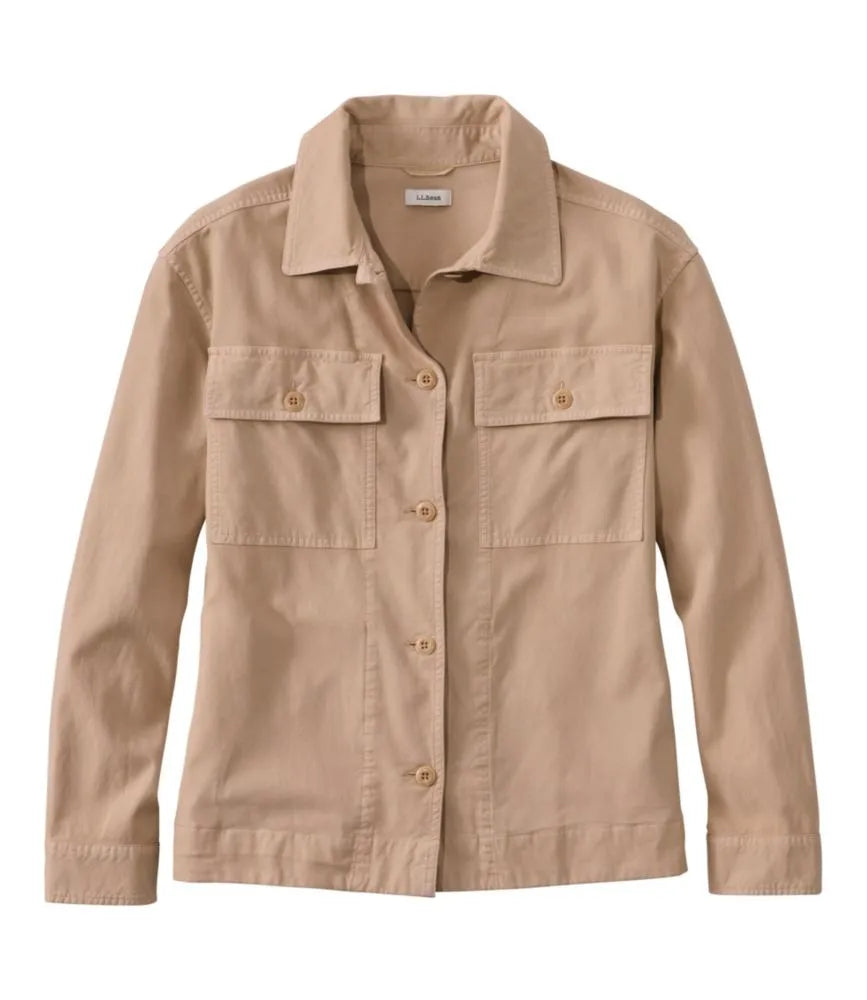 Women's Sunwashed Lightweight Utility Jacket