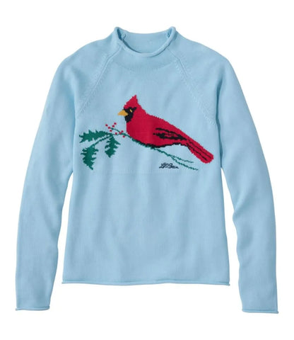 Women's The Original Double L® Sweater, Novelty Rollneck