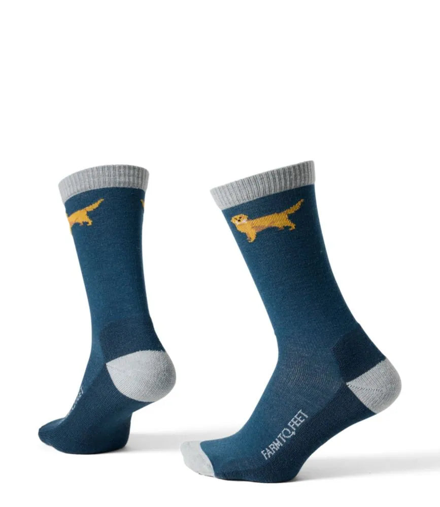 Adults' Farm to Feet Dog Collection Crew Socks