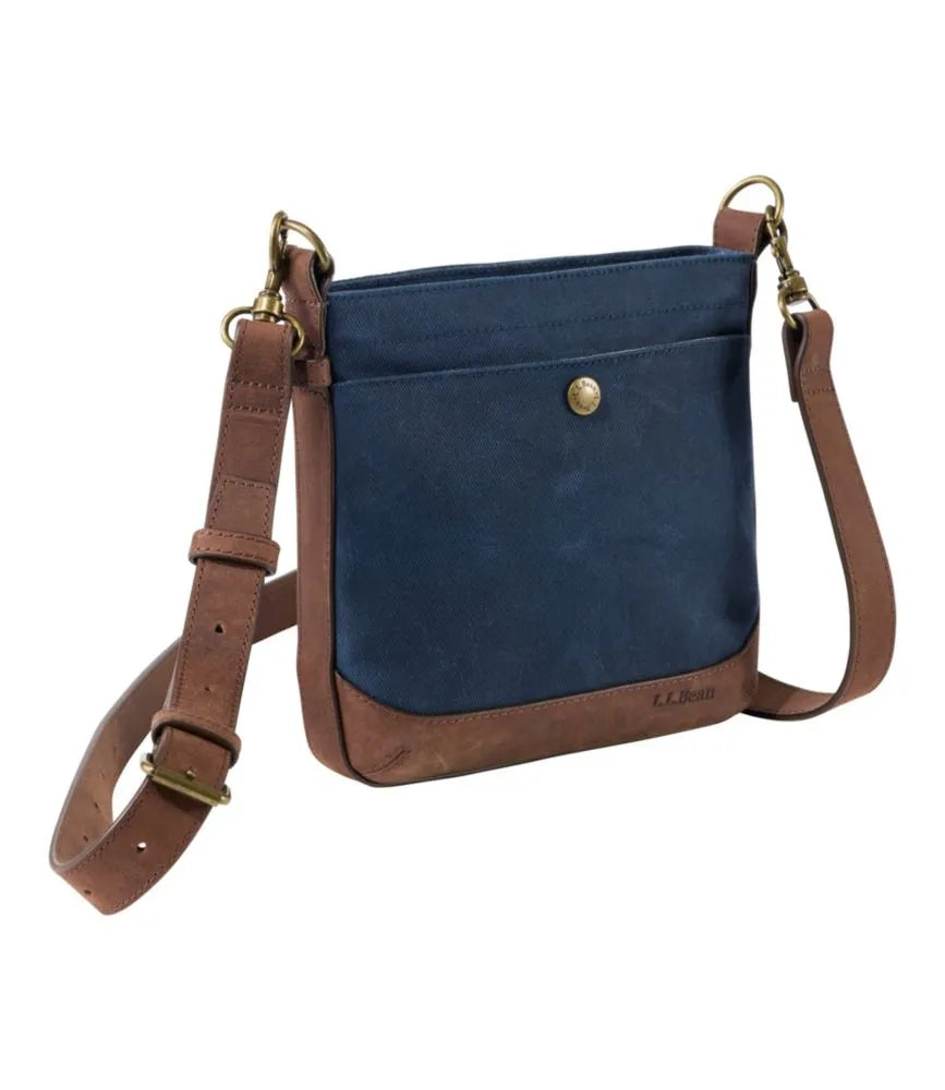 Waxed Canvas Crossbody, Small