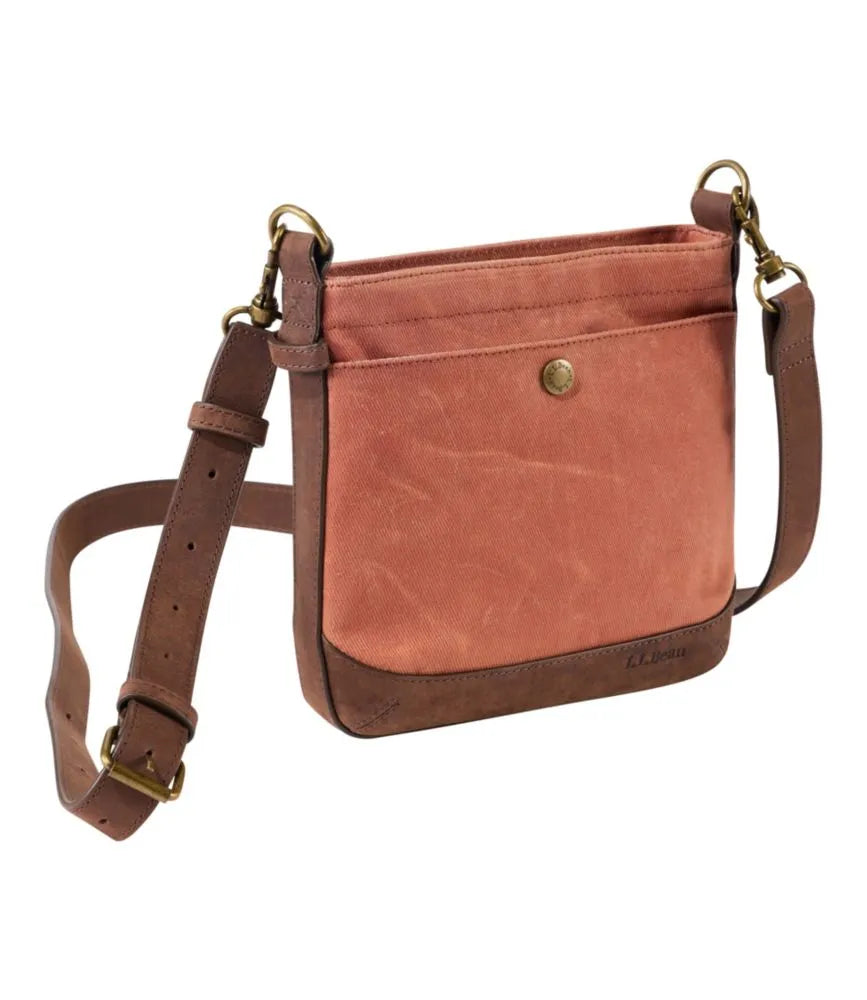 Waxed Canvas Crossbody, Small