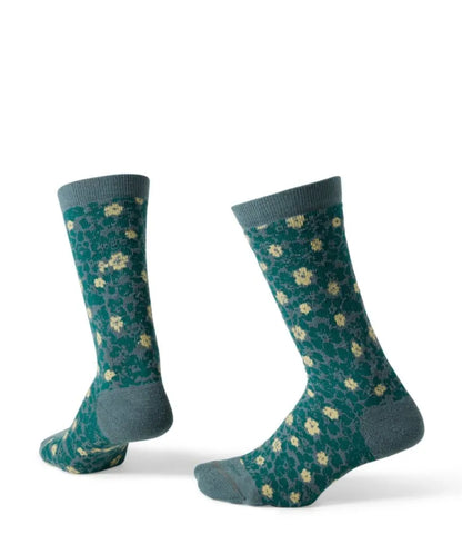 Women's Floral Full-Cushion Hiking Socks, Crew