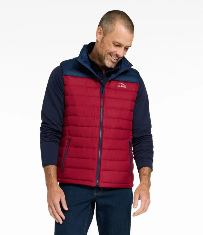 Men's Access Down Vest, Colorblock