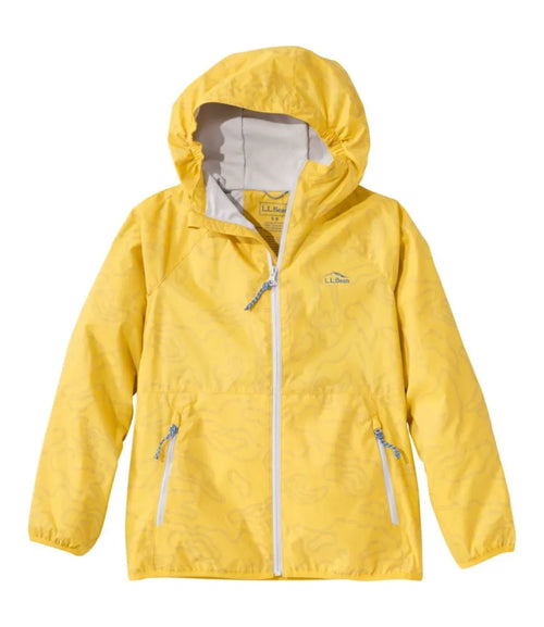 Kids' Wind and Rain Jacket, Lined & Reflective Zipper
