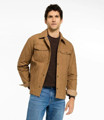 Men's Insulated Waxed Cotton Field Jacket