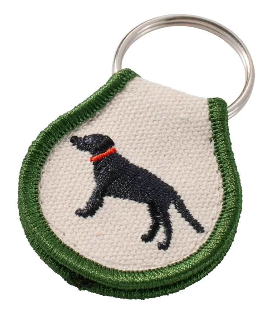 Embroidered Patch Charm, Black Lab